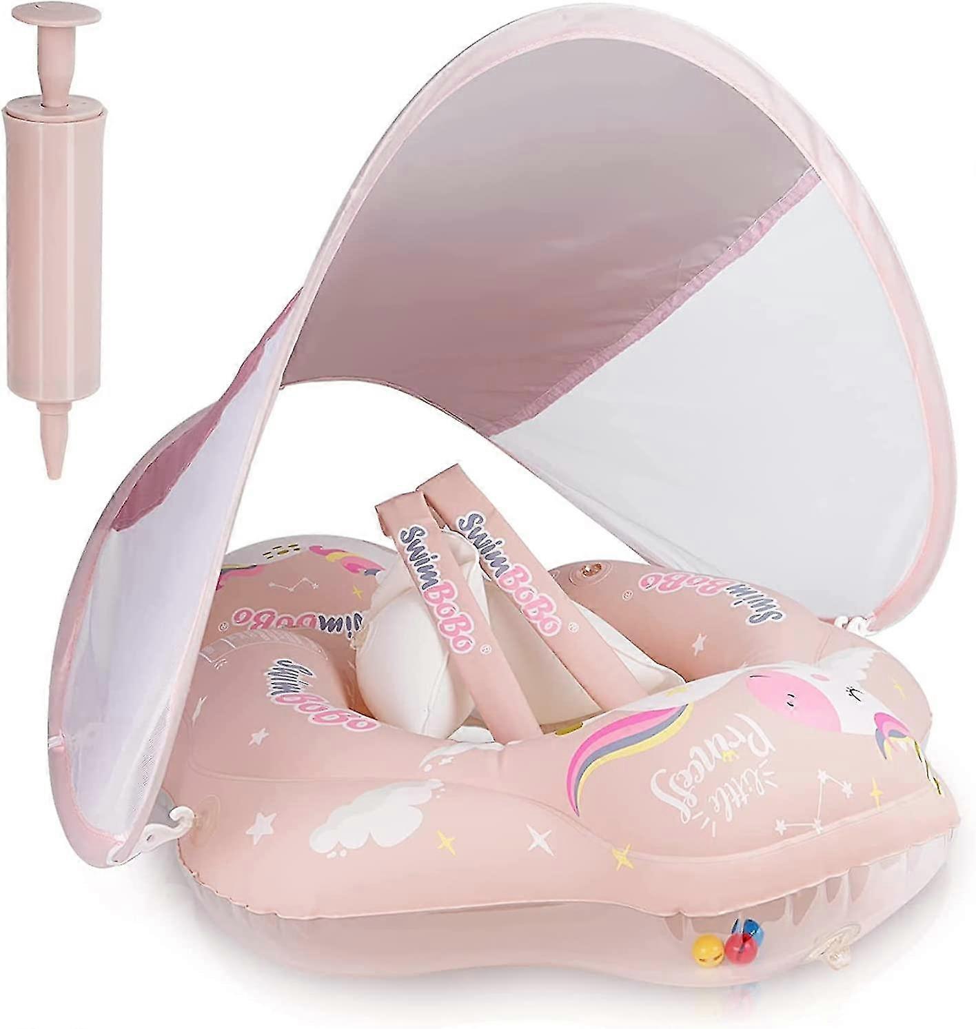 Bebek Şamandırası, Bebek Şamandırası, Bouee Bebe'nin Çıkarılabilir Kanopili Bebek Havuz Koltuğu, Şişme Yüzme Halkası Çocuk Yüzme Halkası, Bouee