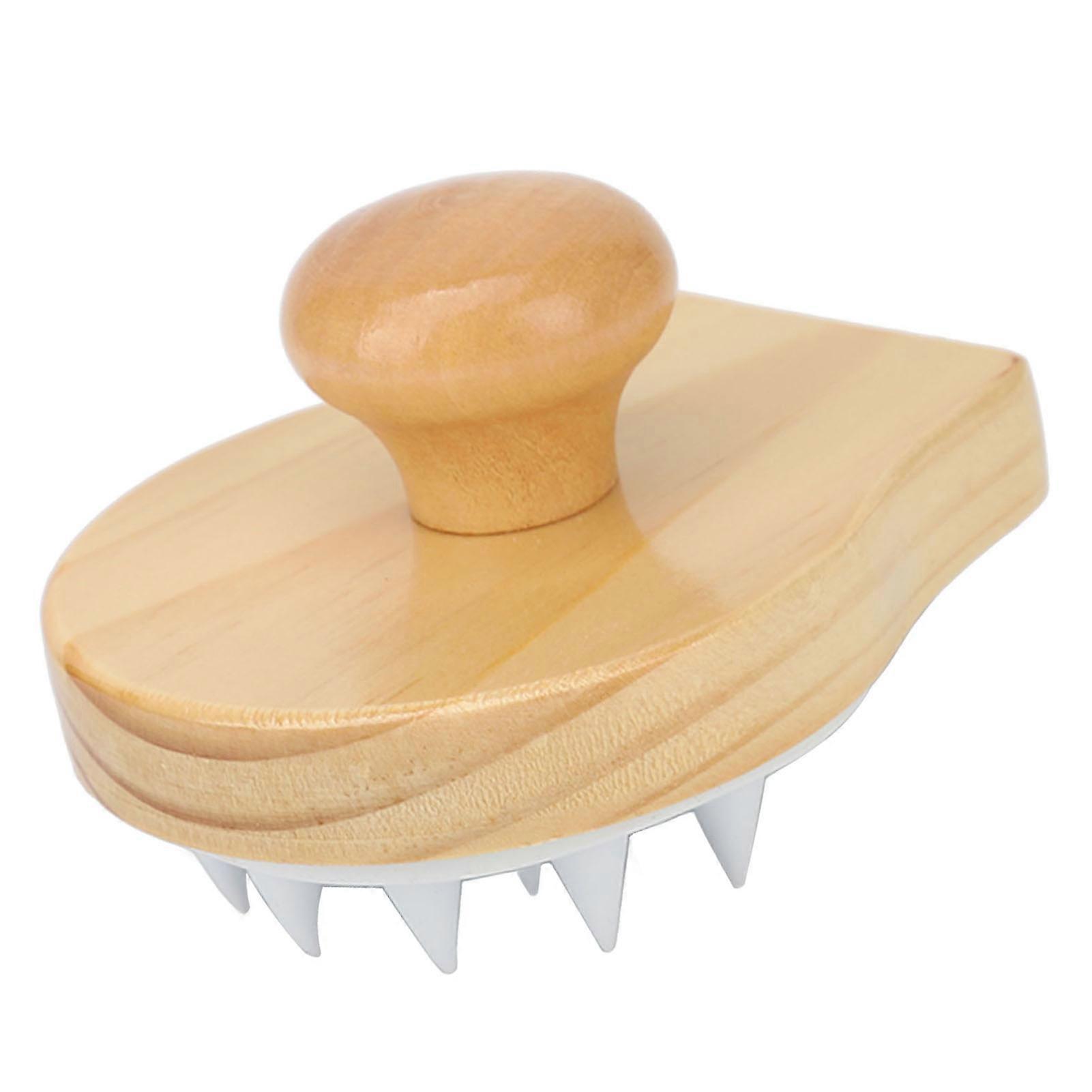 Hair Shampoo Brush Soft Silicone Lightweight Waterproof Clean Scalp Massager Shampoo Brush