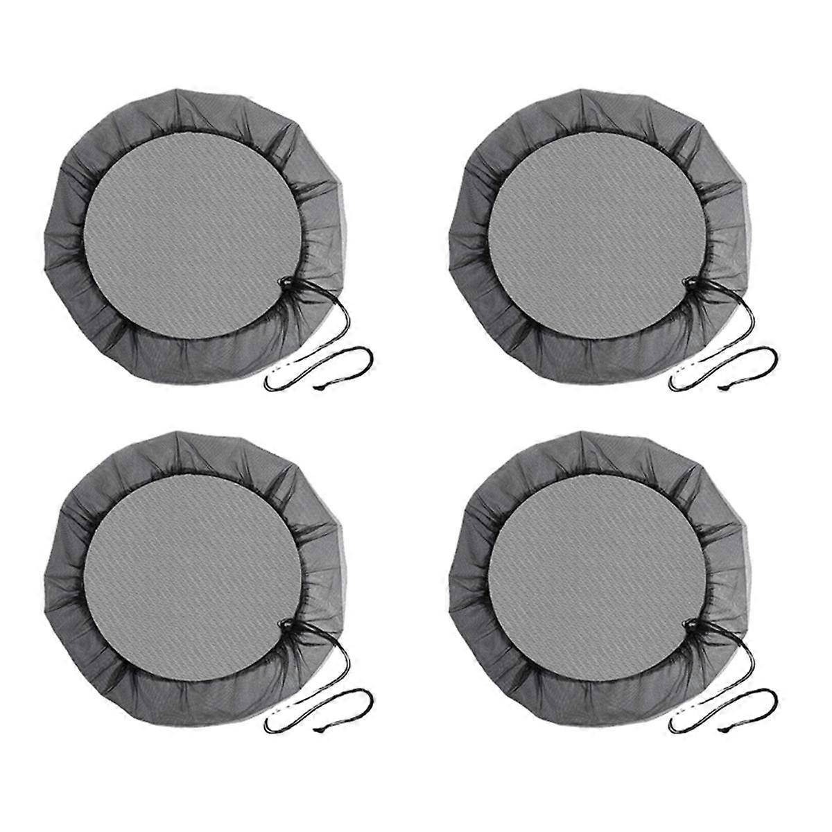 80cm Outdoor Garden Rain Barrel Mesh Cover Water Tank Protective Cover Filter Mesh Barrel Insect Ne