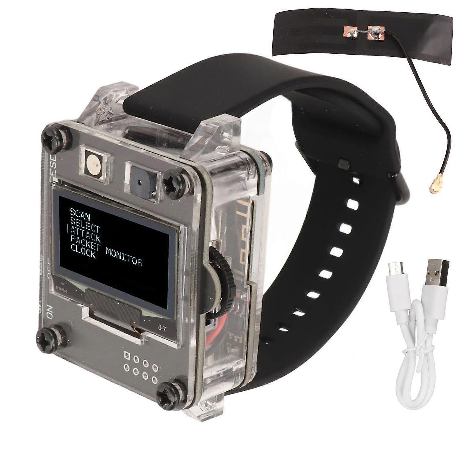 WiFi Deauther Watch SE ESP8266 Programmeerbare Ontwikkelingsraad Wearable Watch Attack Control Test Tool
