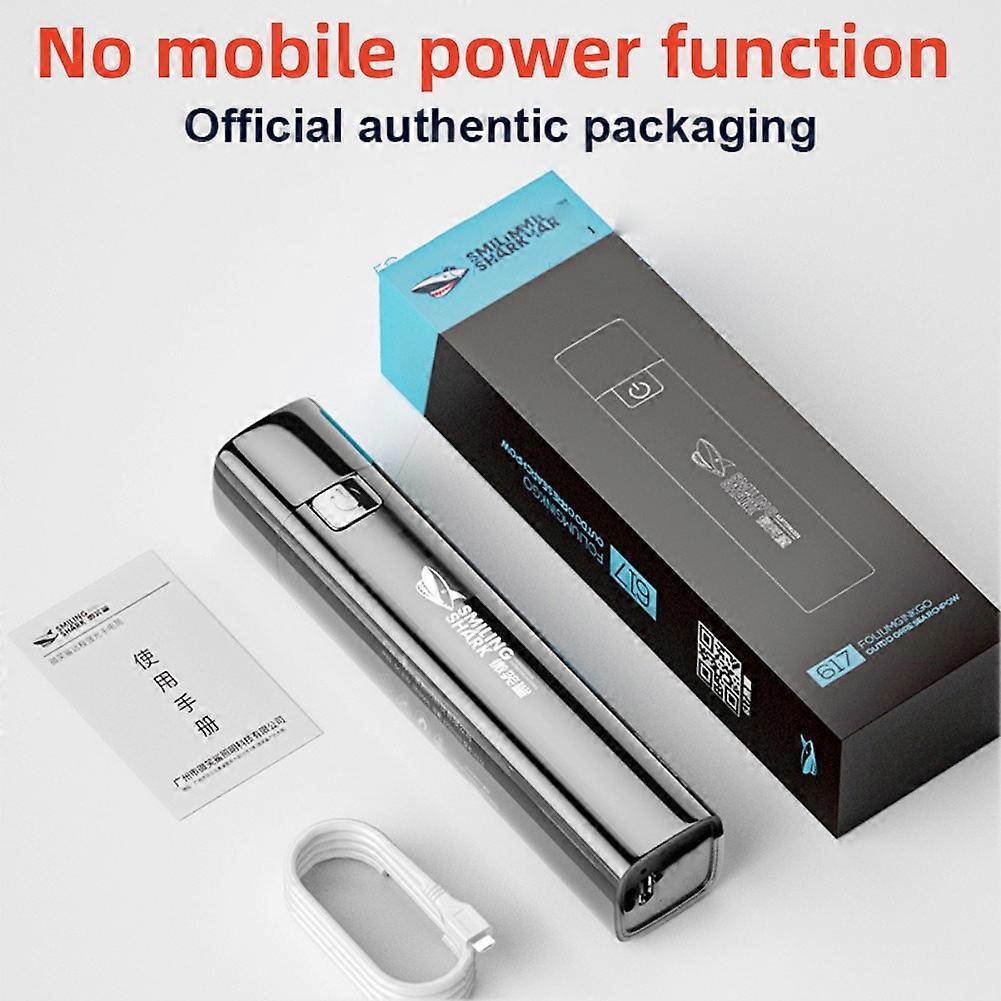 Pocket LED Flashlight USB Rechargeable Mini Keychain Camping Bright Flashlight Portable Waterproof Large Capacity