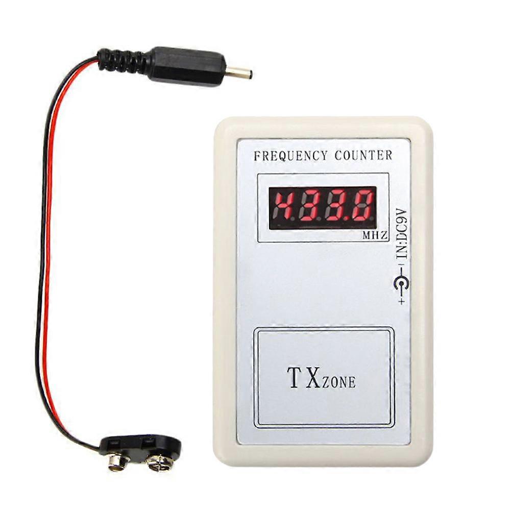 Handheld Remote Control Wireless Frequency Meter Counter Tester for Car Key Remote Control Detector Cymometer Power Supply Cable