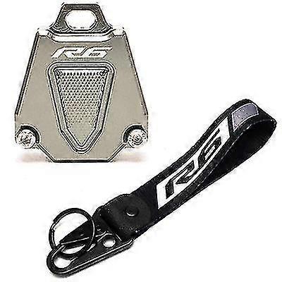 Cnc nøkkeldekselveske Shell &; Embroidery Badge nøkkelring for Yamaha Yzfr6 Yzfr3 Yzfr1 Yzf R6 R3 R1 motorsykkel tilbehør
