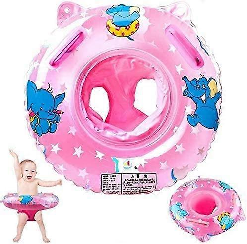 Baby Swimming Float, Inflatable Swimming Ring with Float Seat for 6 Months-6 Years Children (Blue)