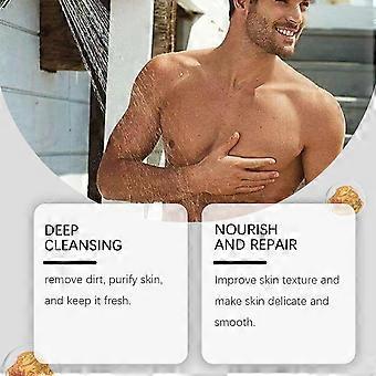 Men's Exfoliating Body Scrub, Natural and Organic Body ScrubSanftes Peeling und Tiefenreinigung