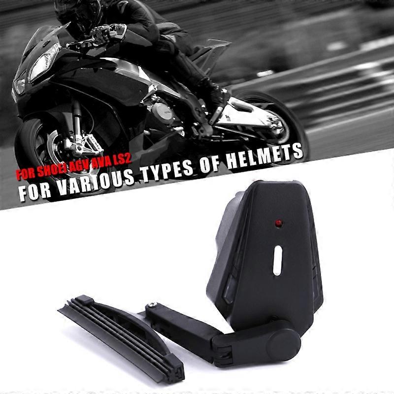 Helmet Extension Safety Electric Windshield Wiper E-bike Helmet