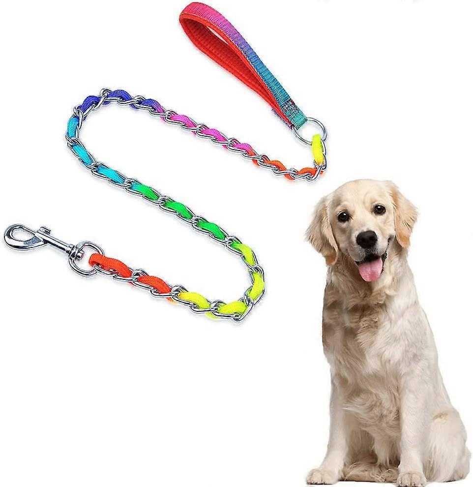 Dog Leash with Nylon Anti Bite Rope for Medium Small Dog