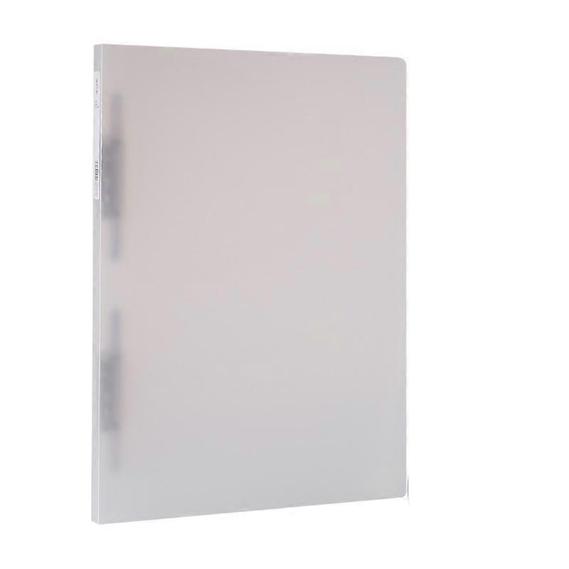 Binder Translucent Cover Dark Gray - Clip-on Type Binder (1 Pack)