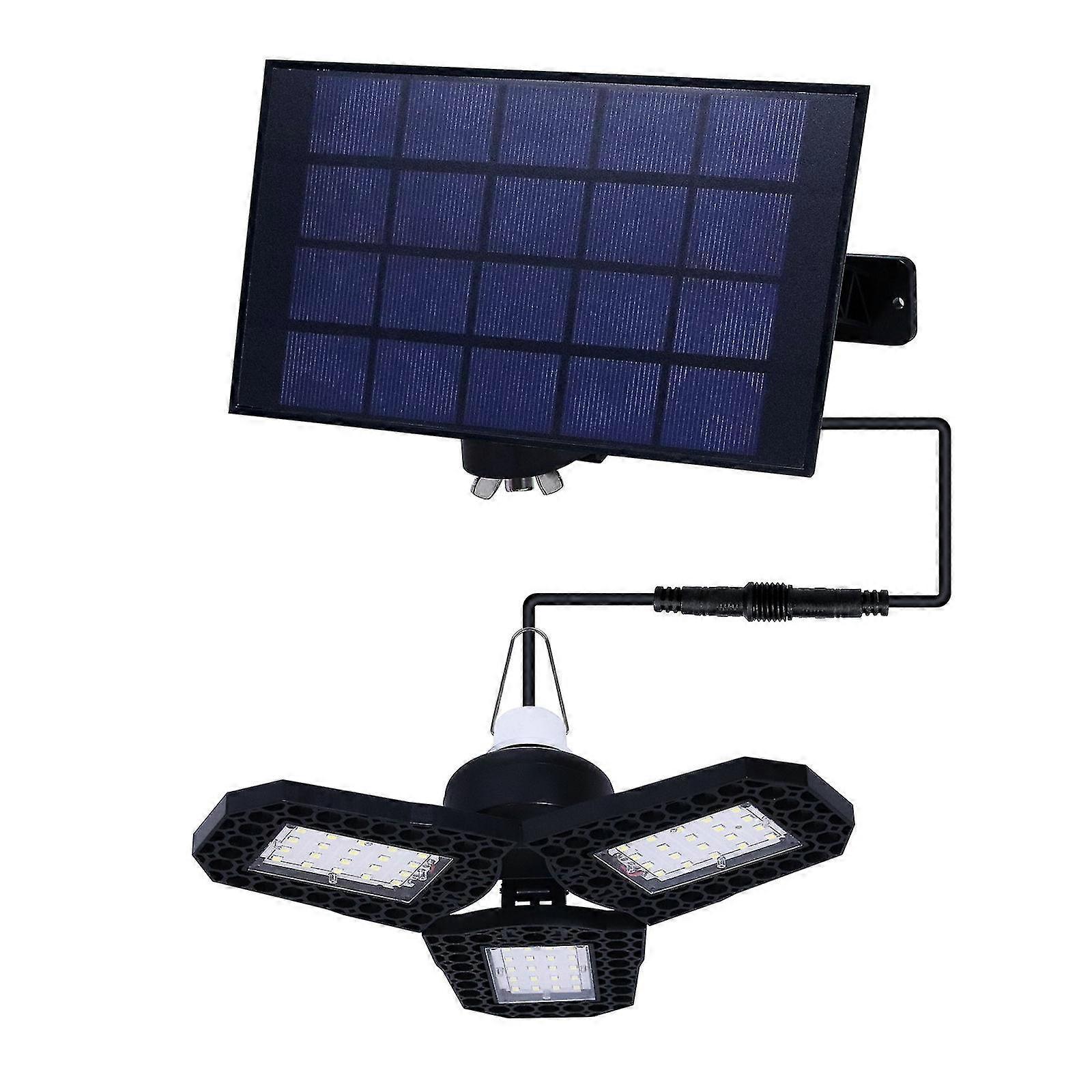 Solar Lights Barn Adjustable Storage Room Indoor Patio Yard Lighting With Remote Control