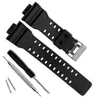 Natural Resin Replacement Strap For Men's G-shock Gd120/ga-100/ga-110/ga-100c Best Gift