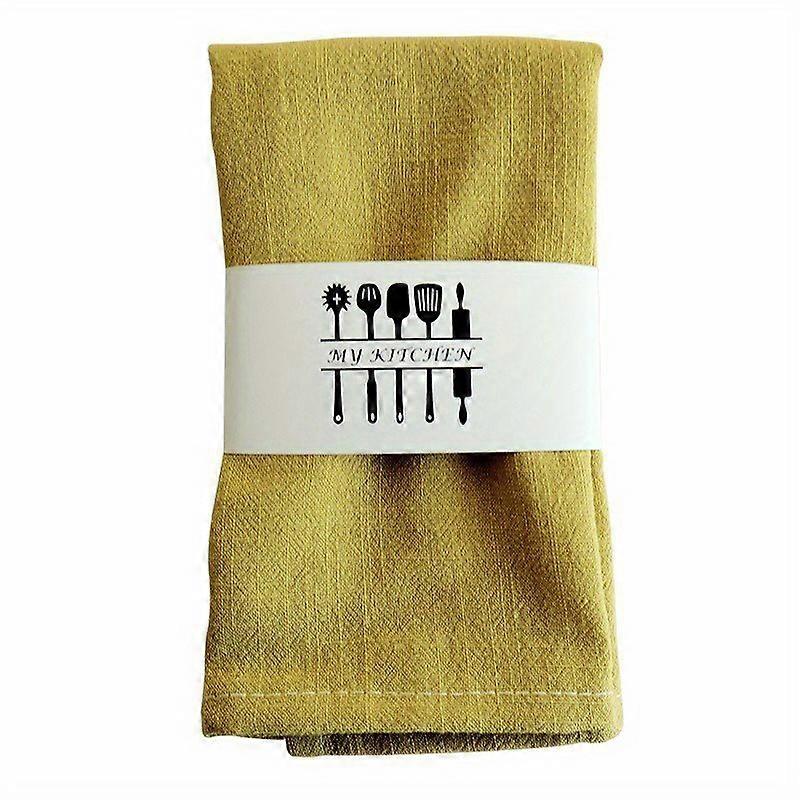 4pcs, Square Napkin, Solid Color Napkin Cloth, Soft Cotton Decorative Napkins For Western Restaurant And Hotel, Room Decor, Dining Table Decor