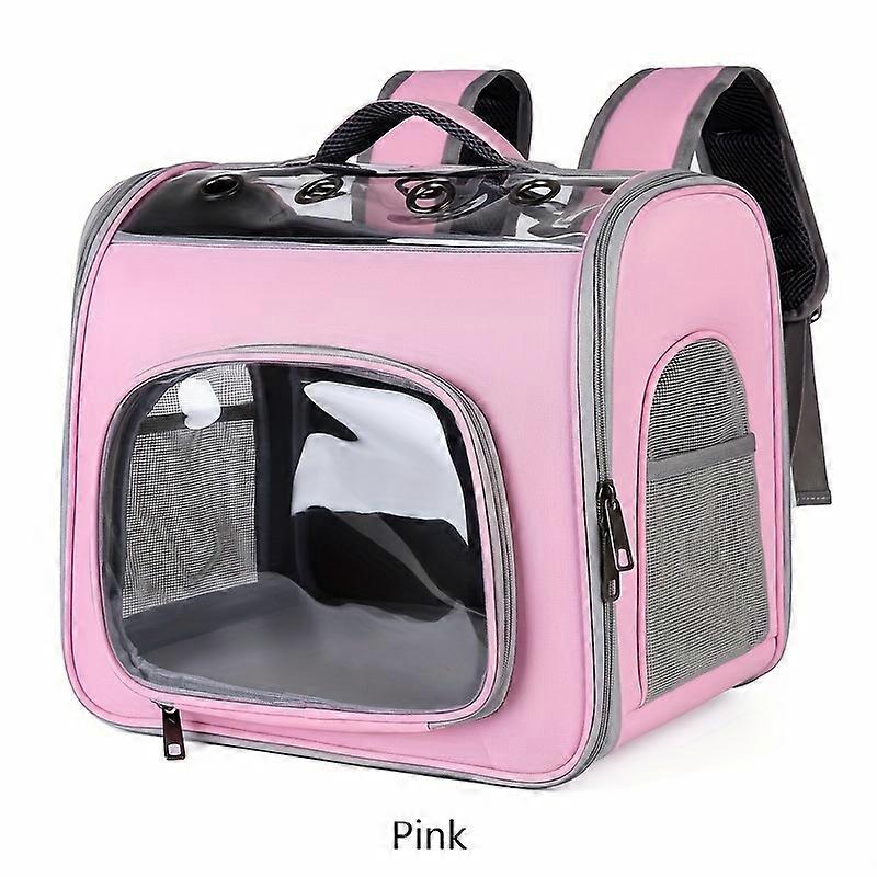 Large Capacity Portable Pet Carrier - Foldable, Breathable, and Durable Nylon Design with Zipper Closure for Cats and Dogs - Perfect for Outdoor Adven