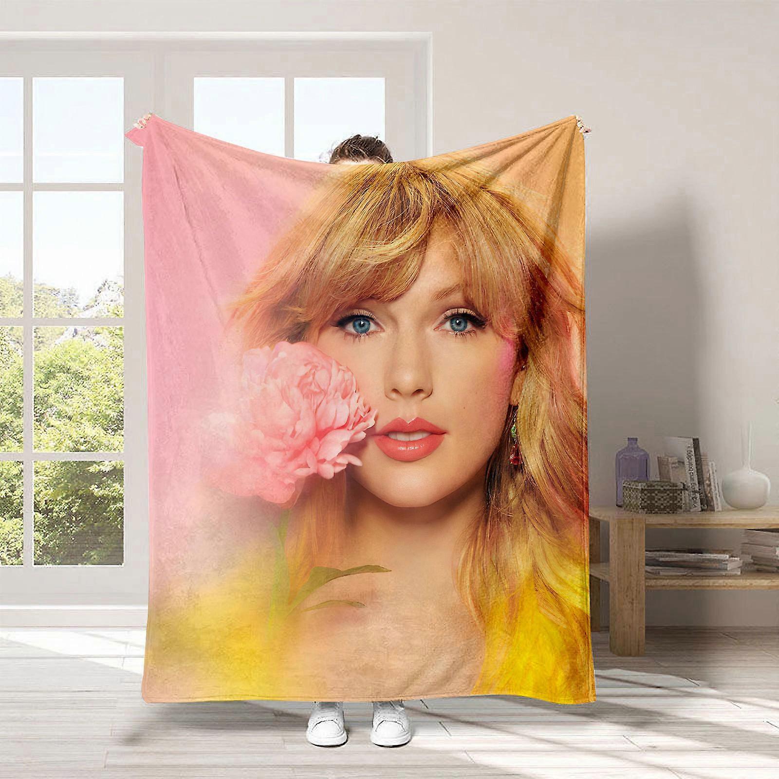 Novinka Taylor Swift TaylorSwift deka Taylor Swift obklopujúca hrubá flanelová deka na zdriemnutie MT39