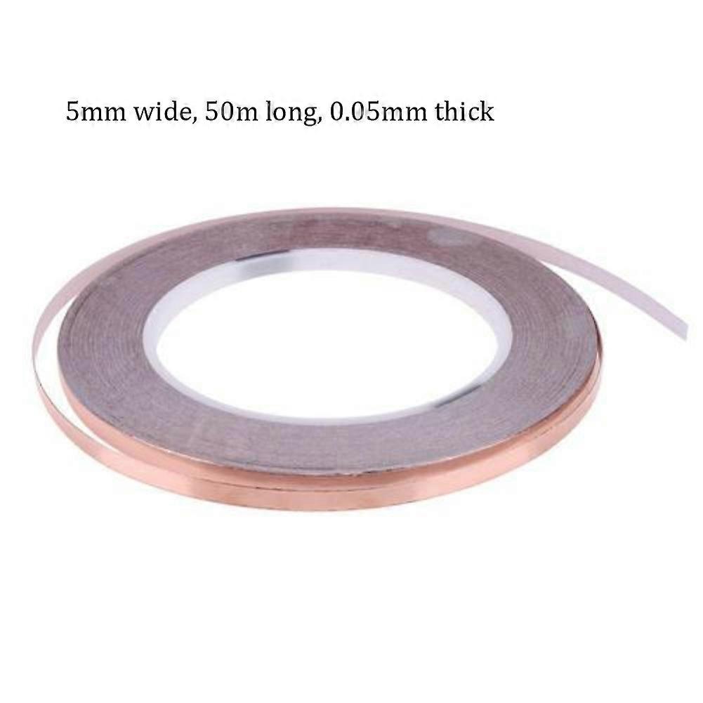 Copper Tape 12mm Self Adhesive Foil EMI Shielding Slug Conductive Repellent