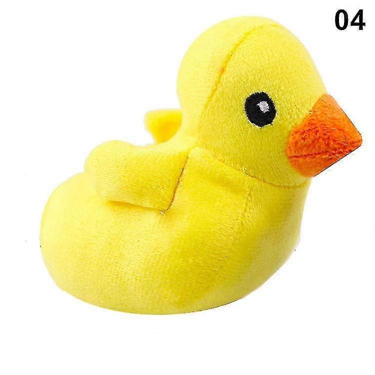 Dog Plush Sound Toys Fruit Vegetable Cartoon Chicken Drum Bone Toy Pet