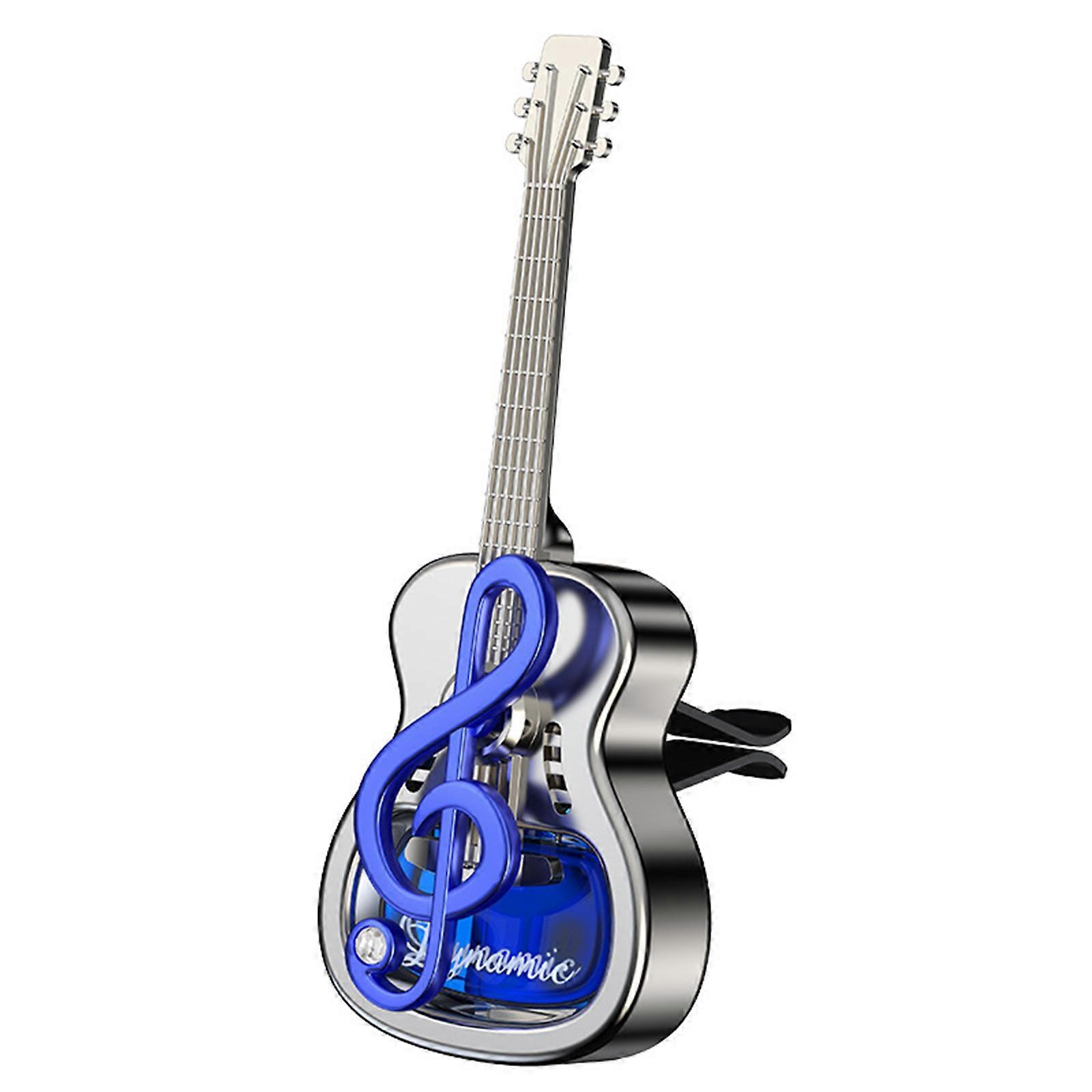 Car Air Freshener Vent Clips,Guitar Shape Aromatherapy Diffuser Rotating