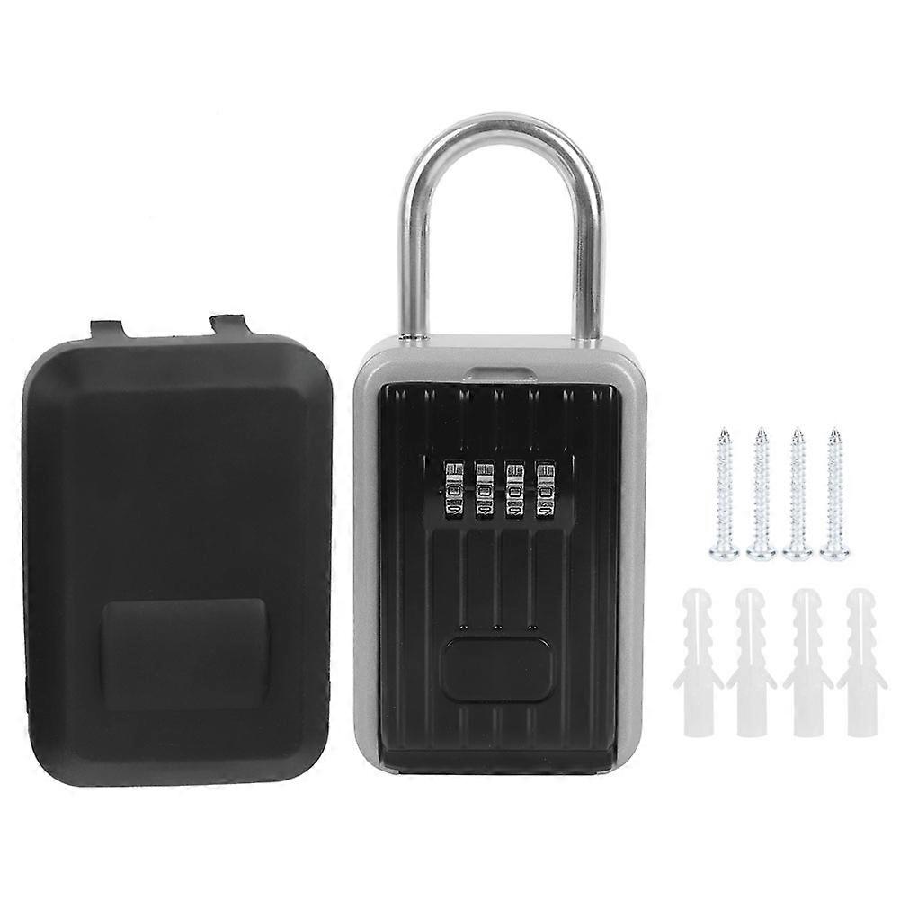 Portable Outdoor Waterproof Wall Mounted 4Digit Combination AntiTheft Key Lock Storage Security Box