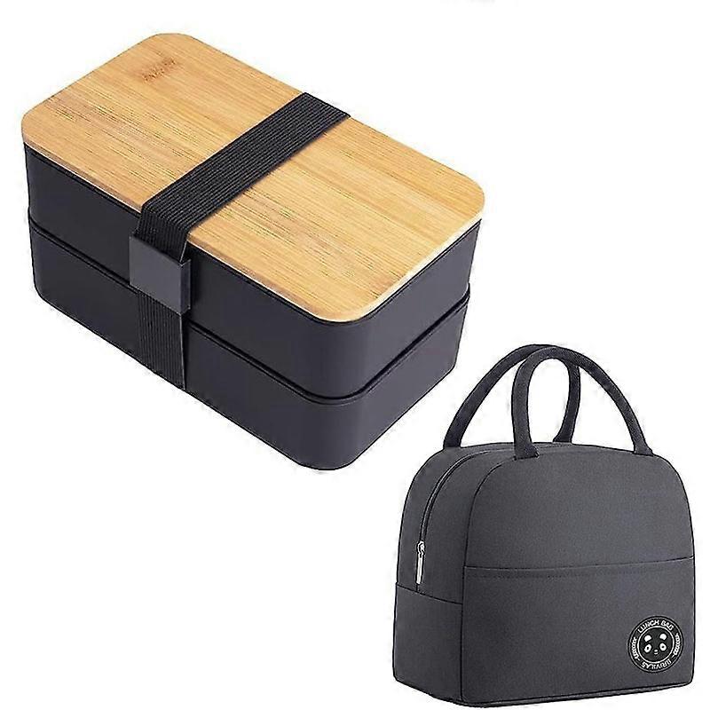 Student lunch box with insulated bag,1200ml