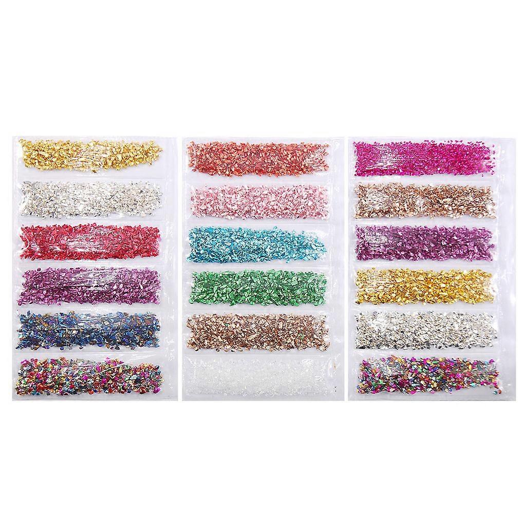 Tiny Stone Beads Irregular Broken Glass Glitter Crystal 3D Nail Art Decoration