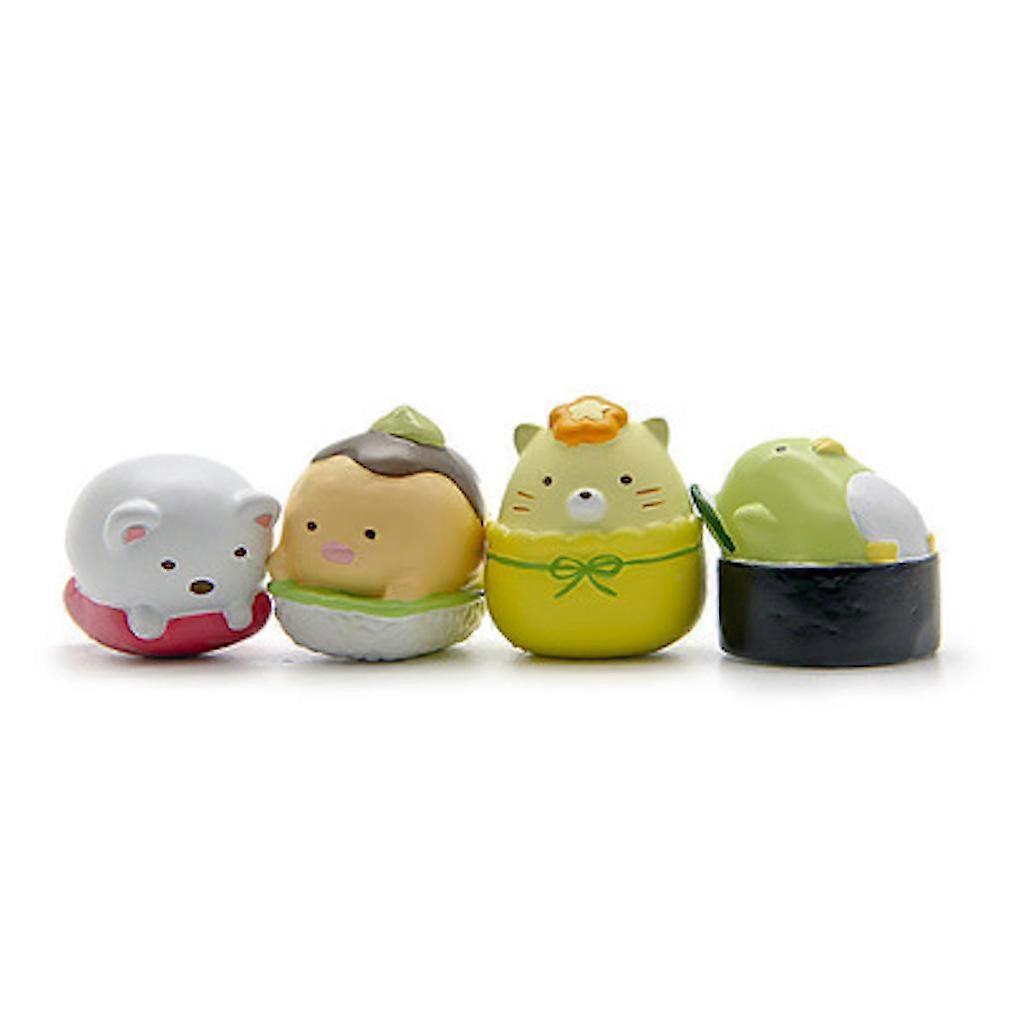 4pcs Sumikkogurashi Mini Figure Toy Micro Landscape