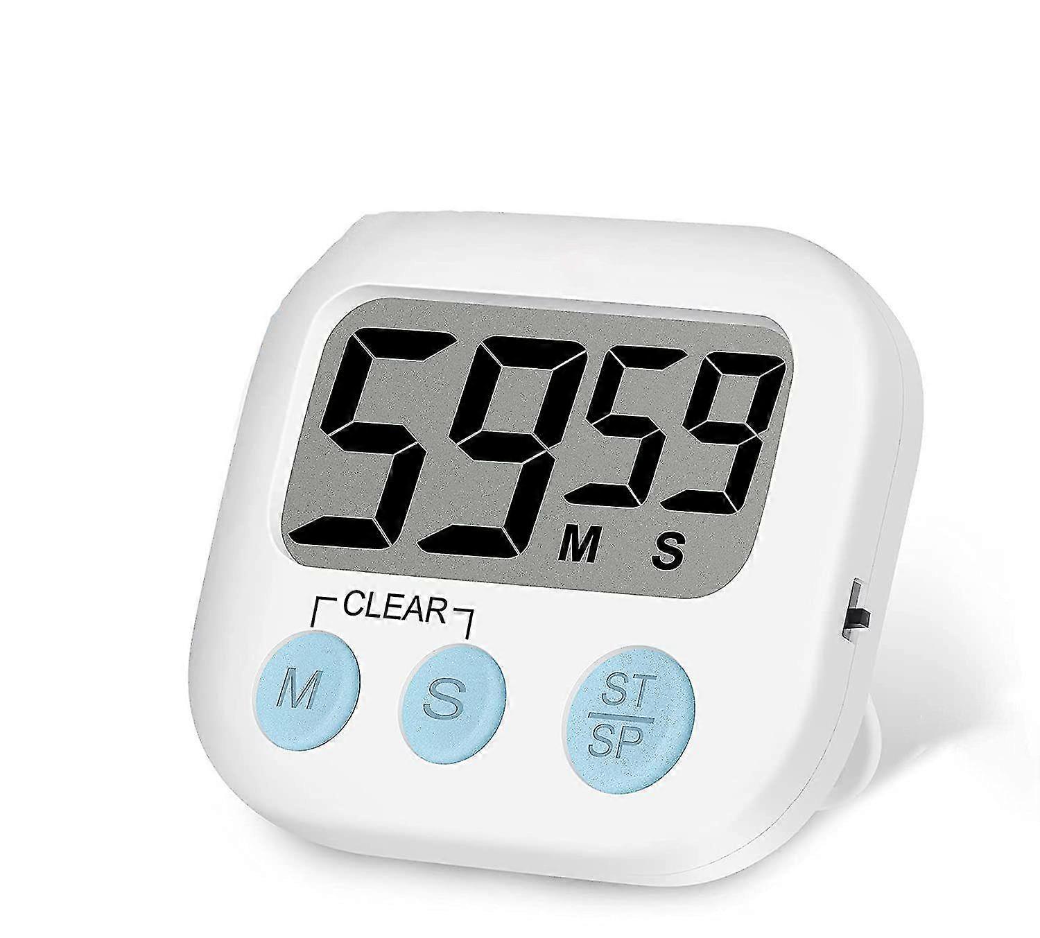 Digital Kitchen Countdown Timer Teacher Classroom Counter Large Lcd Loud Magnetic Clip Simple