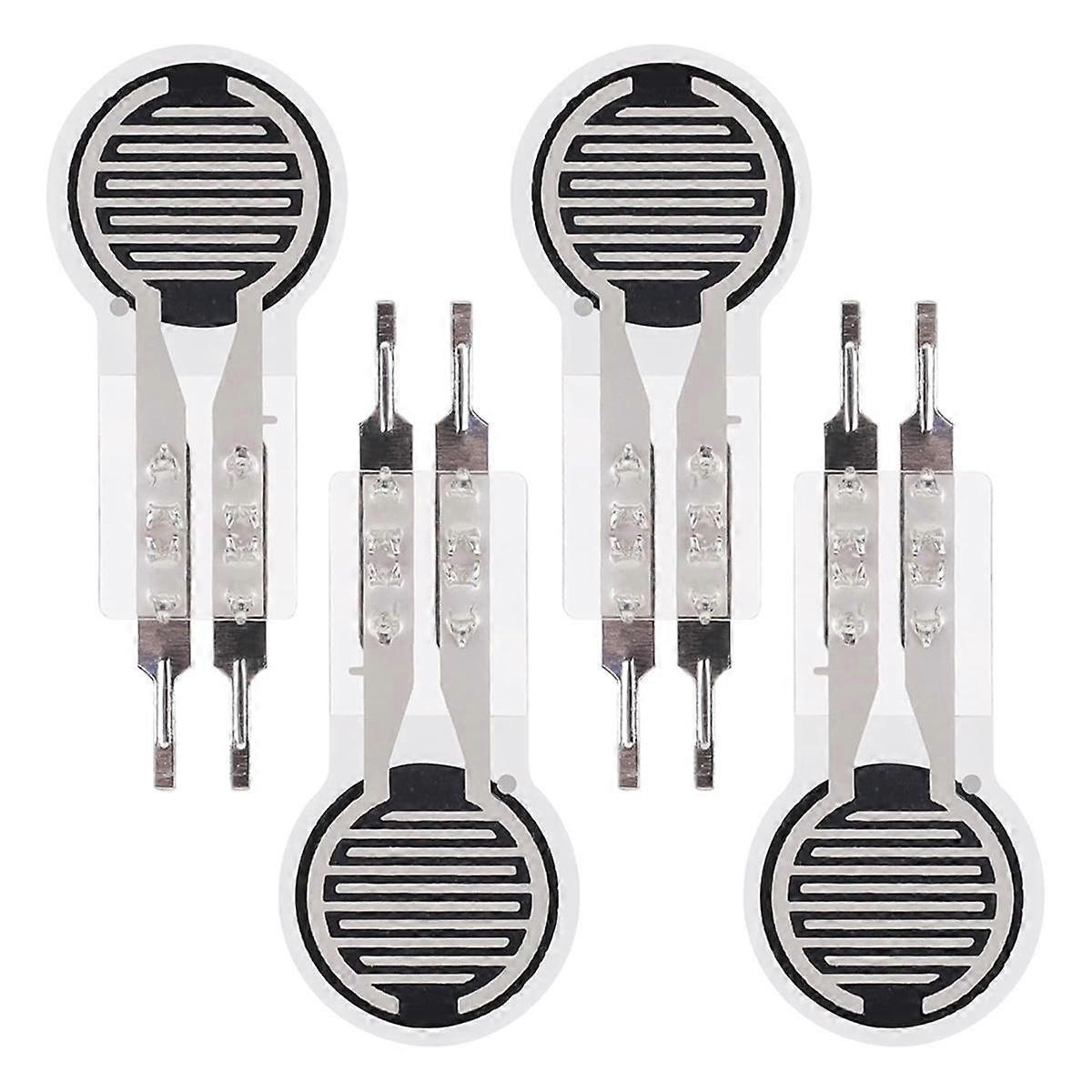 4Pcs Thin Film Pressure Sensor 20g-2Kg High Sensitivity Force Sensitive Resistor Force Sensor Pressure Sensors