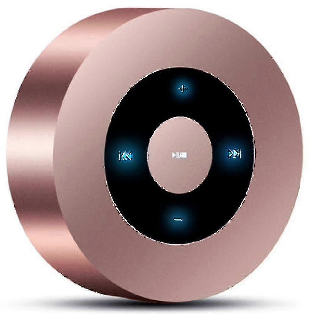 Wireless Bluetooth Speaker,mini Portable Circular Speaker With Led