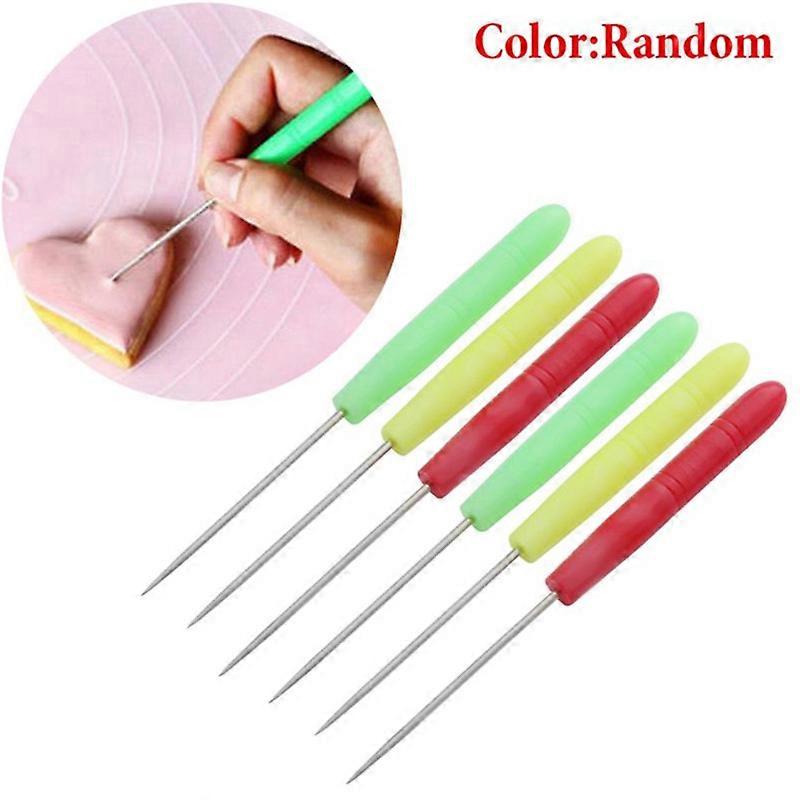 6 Pcs Scriber Needle Cake Decorating Needle, Sculpting Modeling Needle for Cookie Royal Icing, Scriber Needle