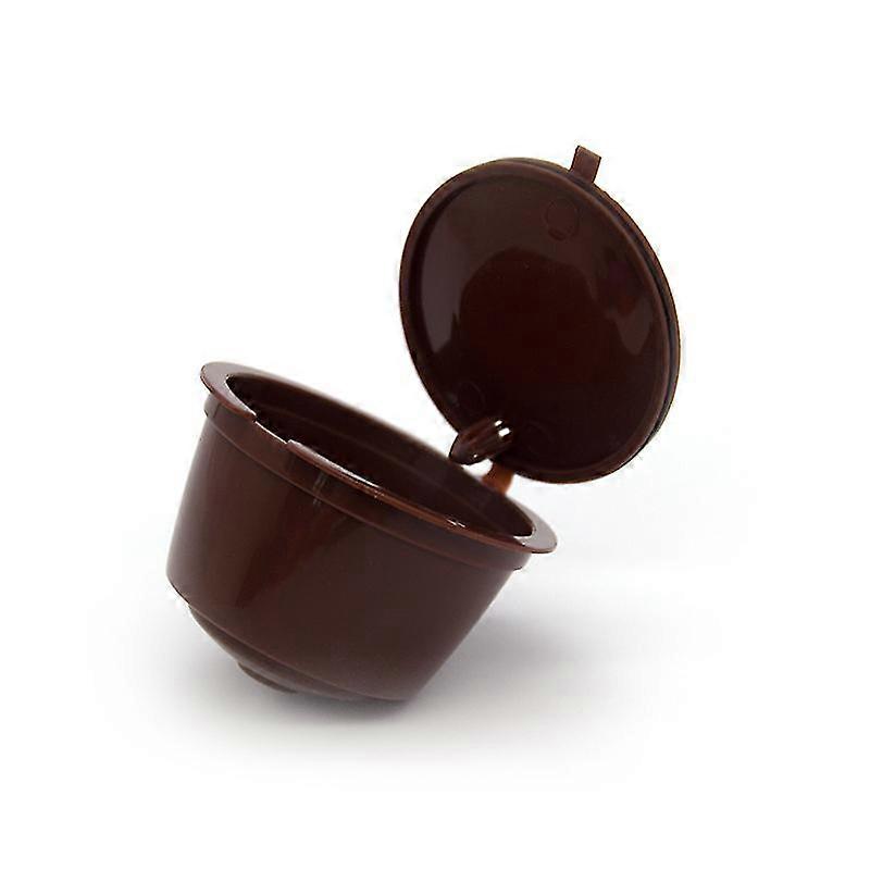 Reusable Coffee Capsules Refillable Coffee Capsules Filter Pods For With Plastic Spoon/cleaning Brush For