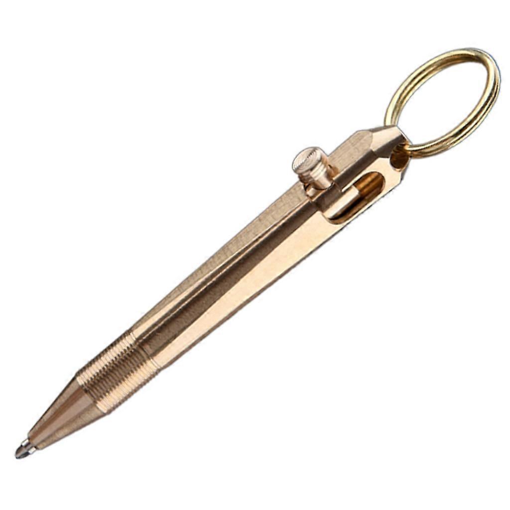 Messing Rolling 0,5 mm Gel Tinten Stift Flüssiger Stift Tintenroller Signature Neutraler Stift
