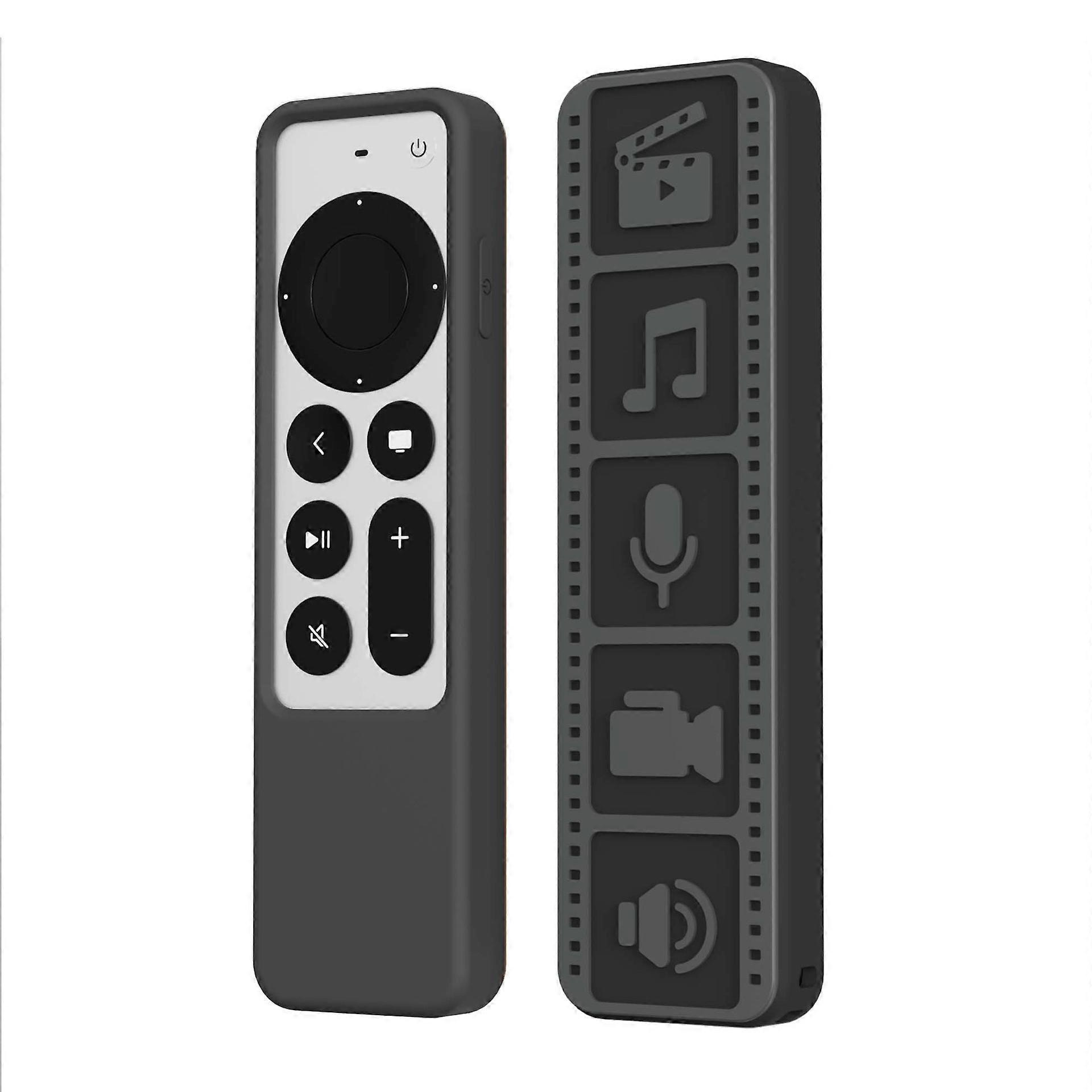 Applicable to Apple 2021 tv 4k remote controller cover, two-color silicone remote controller protective cover
