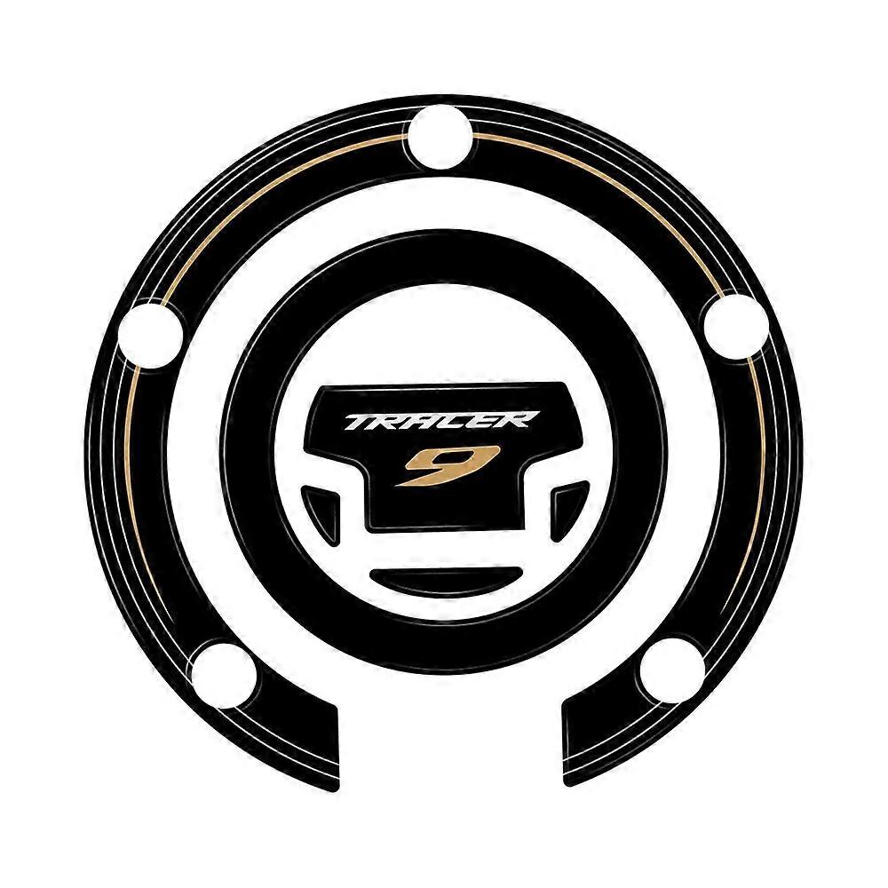 Resin Bike 3D Stickers For Yamaha Tracer 9 (2022-2023) – Gold Tank Cap Protection, Made In Italy, Scratch & Weather Resistant