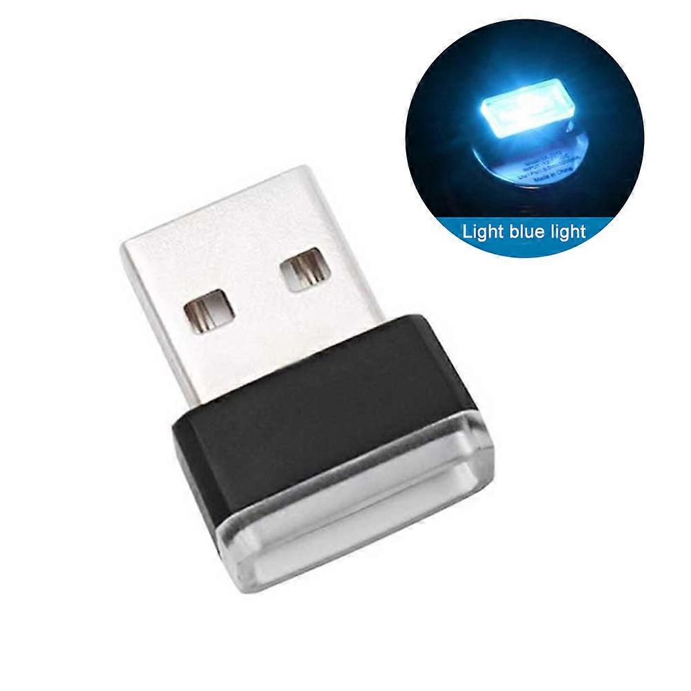 Mini USB LED Atmosphere Lights 7 Colors Car Interior Light Strip Flexible Neon Atmosphere Tube Ambient Light Car Ornaments