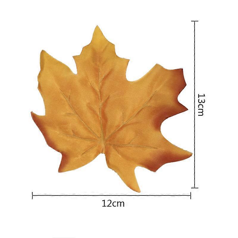 36pcs Artificial Plants Leaves Silk Maple Leafs Fake Tree Foliage Autumn Plant Wall For Home Party Halloween Christmas Decor