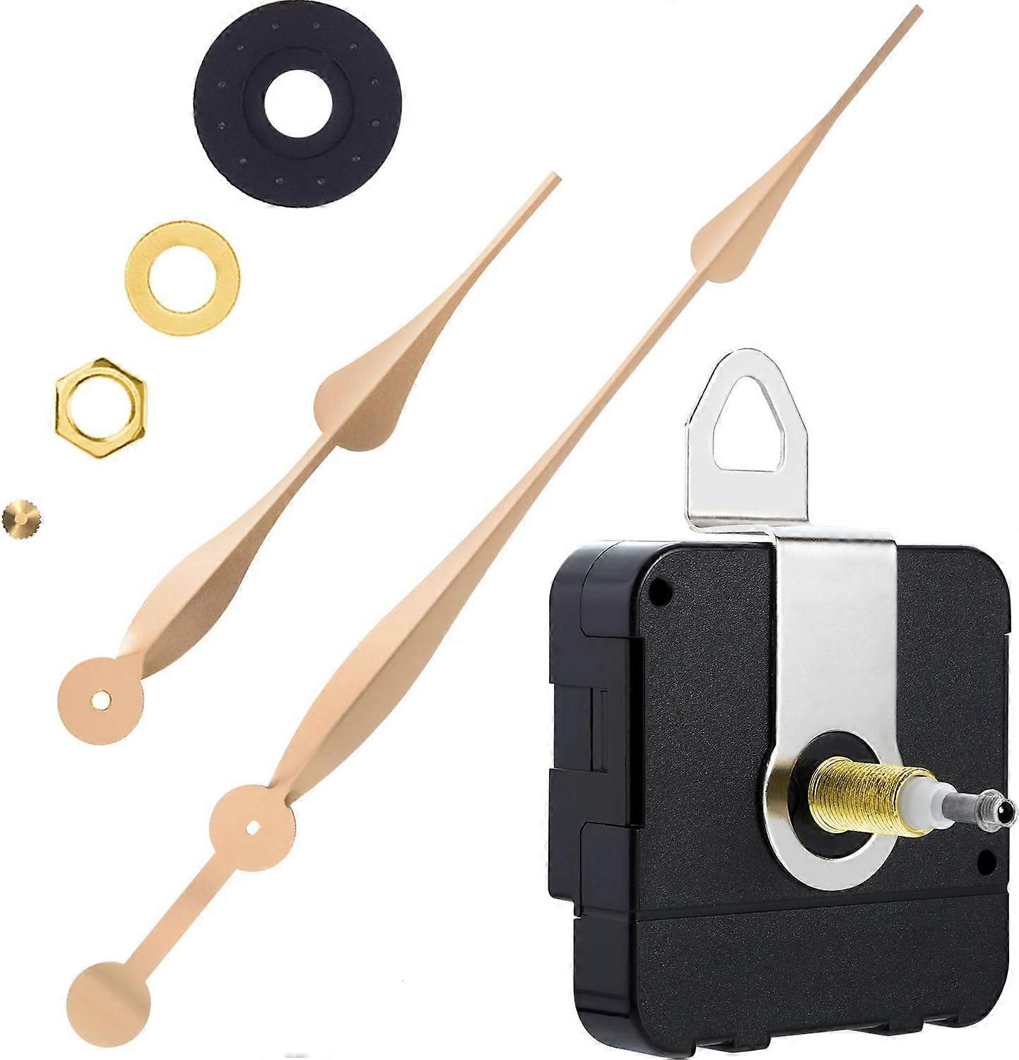 12 Inch Long Hands(Gold)High Longitudinal Axis Clock Movement Mechanism
