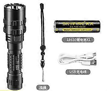 Hunting Lamp Torch With Interchangeable Led Long Range Hunting Predator Flashlight With Pressure Switch
