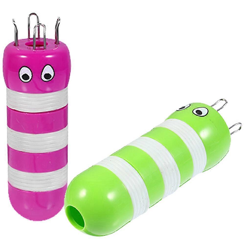 2pcs DIY Yarn Knitter Professional Weaving Spool Loom Wool Weaving Tool