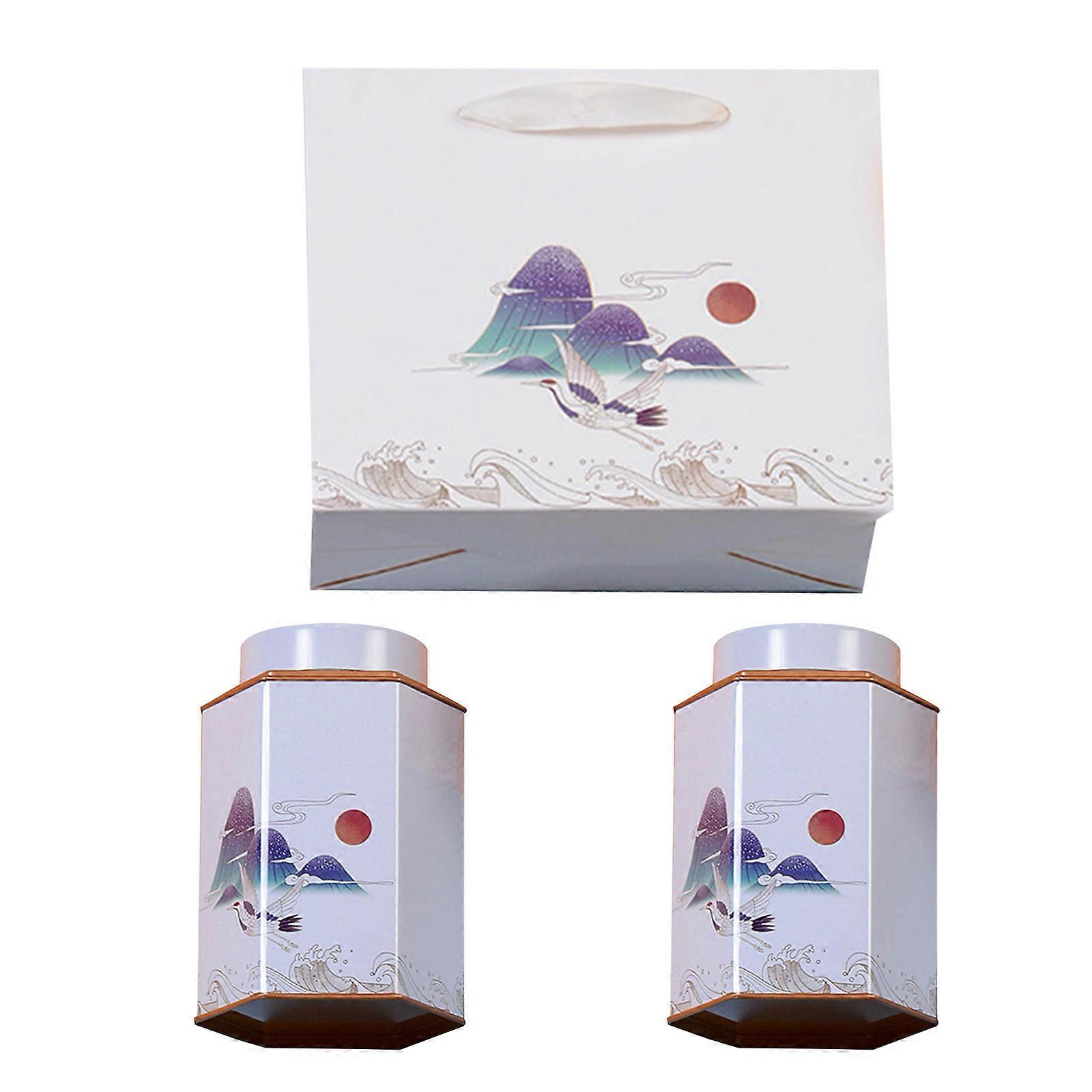 Tea Tin Canisters Empty Tin Box Coffee Tin Herb Jar Tinplate Material 8 Types