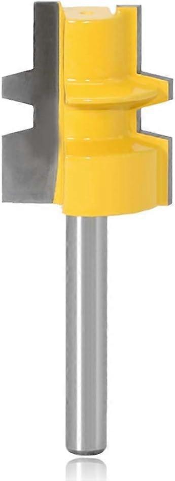 Reversible glue joint router bit, 1/4 inch shank medium reversible tenon cutter for woodworking tool