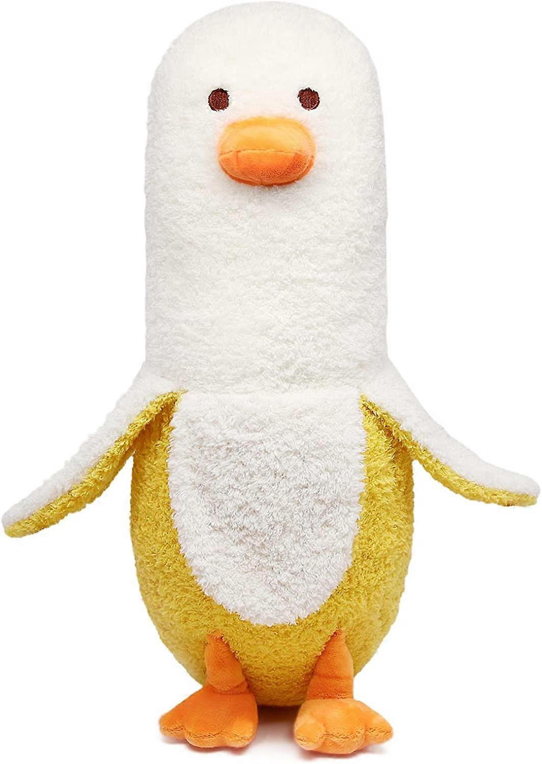 Banana Duck Plush Toy Cute Banana Duck Stuffed Animals Duck Plushie, Kawaii Stuffed Duck Soft Yellow Duck Plush Hugging Pillow Plush Duck Pillow for G