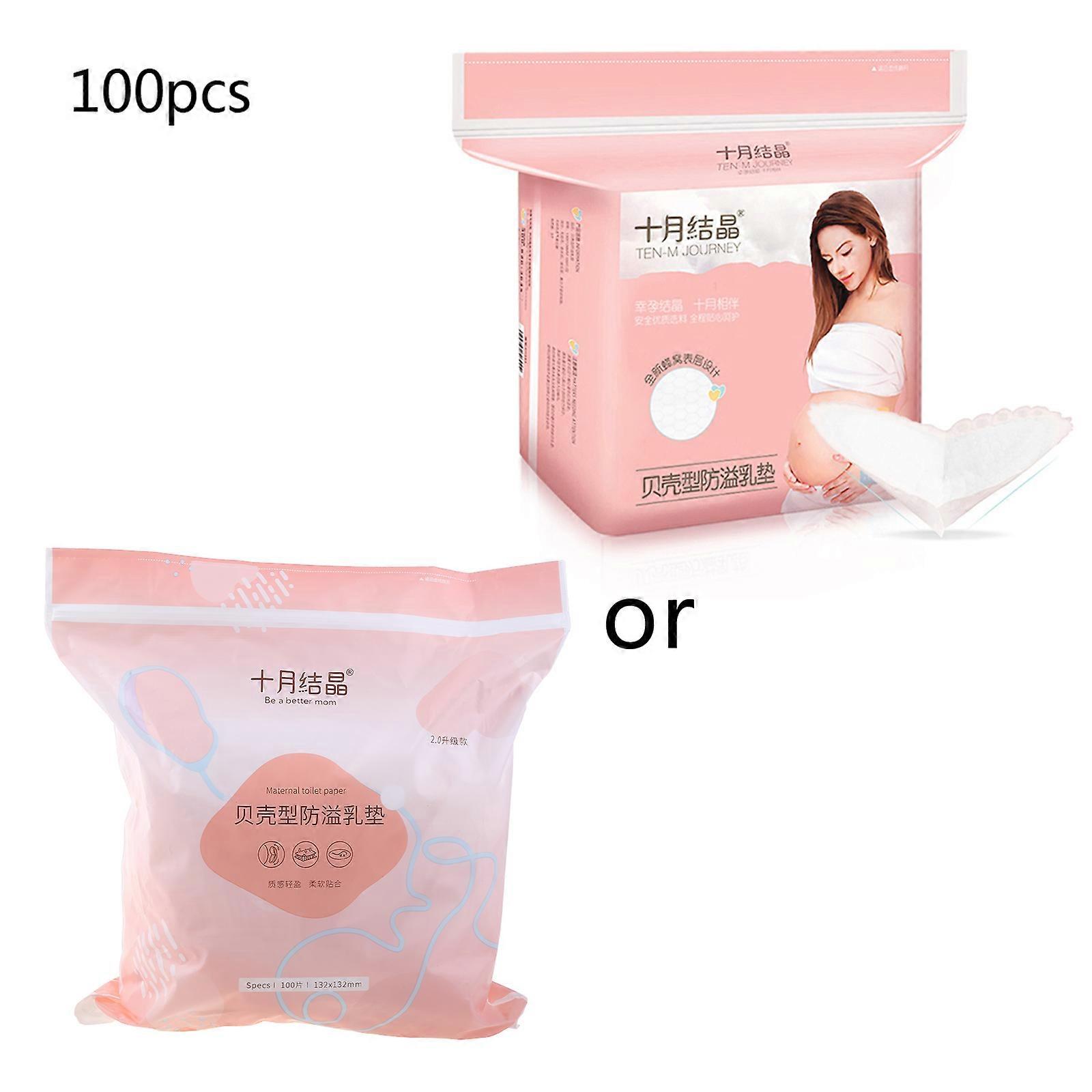 100pcs Disposable Anti-overflow Nursing Breast Pads For Mother Feeding
