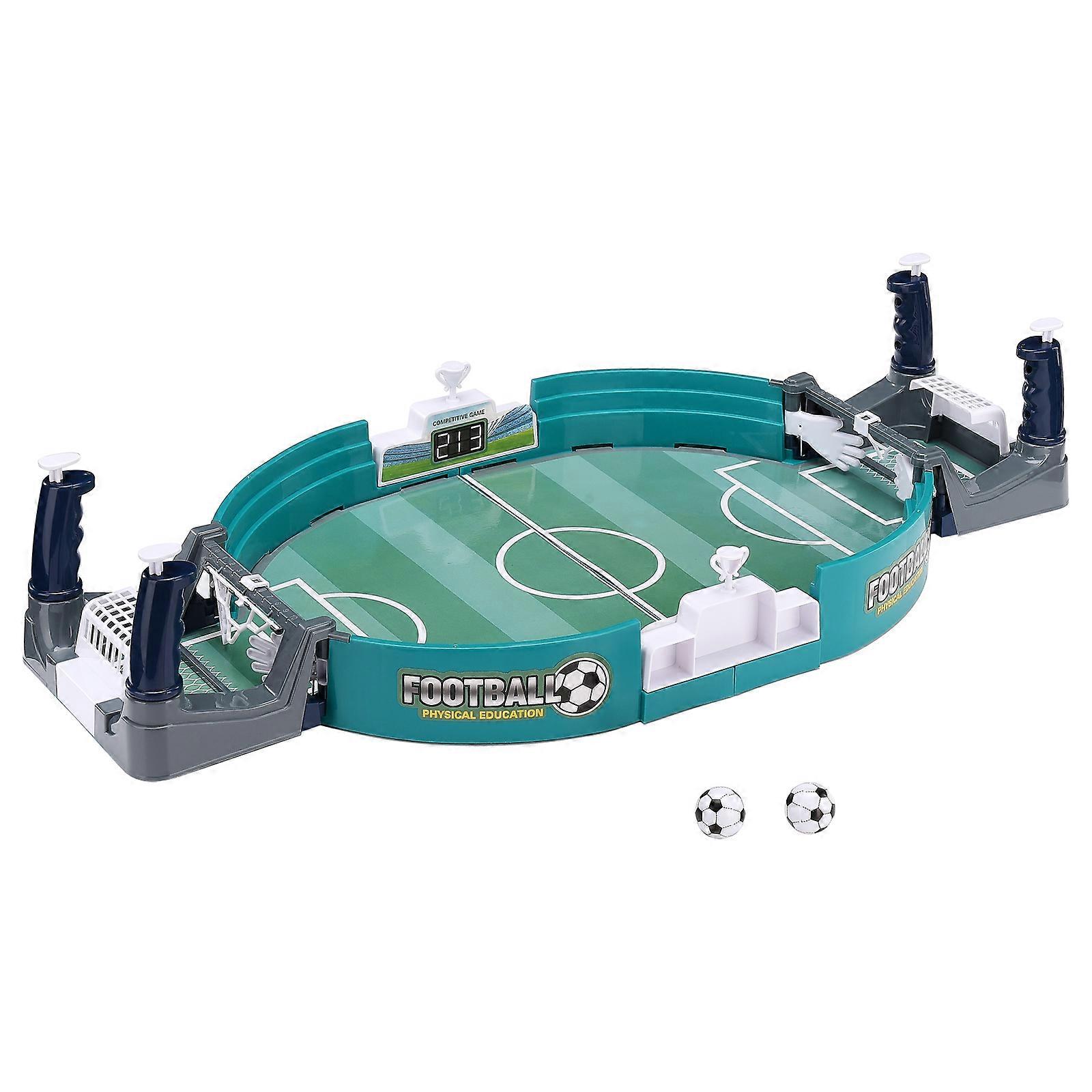 Football Table Interactive Game, Mini Table Soccer Game, Desktop Interactive Soccer Game Toy, 2-Player Desktop Football Battle Table for Kids Adults