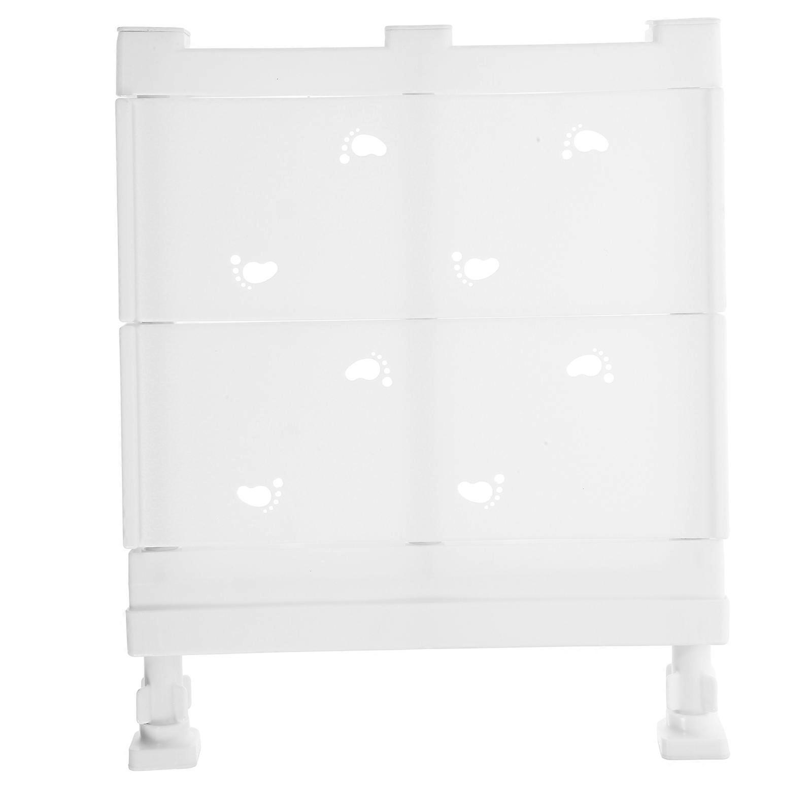 Wardrobe Divided Storage Stand Nail-free Retractable Storage Bracket Organizer