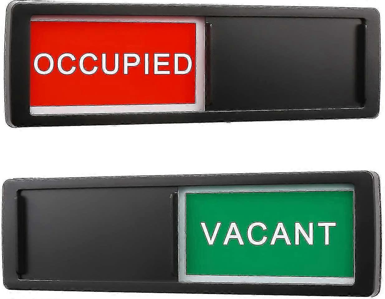 2023スライド空いている占有サインプライバシーサインオープンサインプライバシードアサインインジケーターシルバー