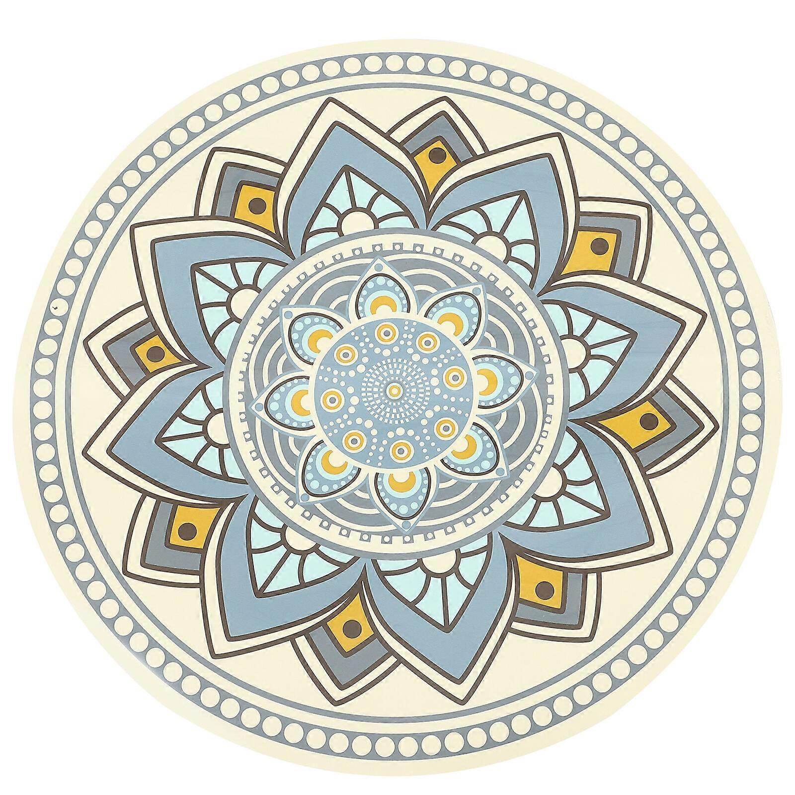 Round Table Sticker Mandala Waterproof Dining Round Table Decal Table Protective Sticker
