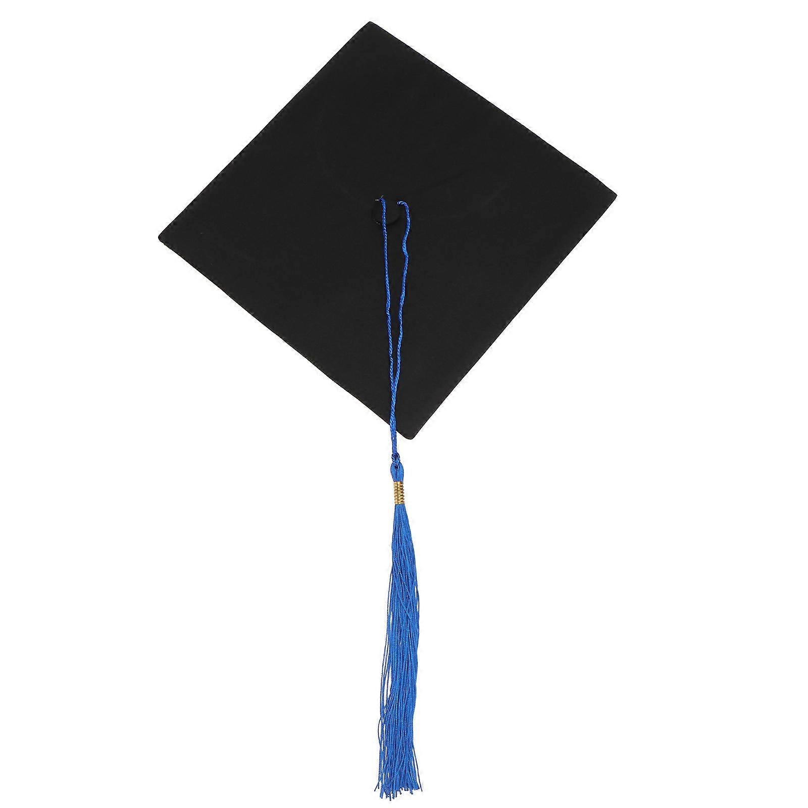 Master Graduation Hat with Loop Tassel Student Square College Academic Dress Accessory