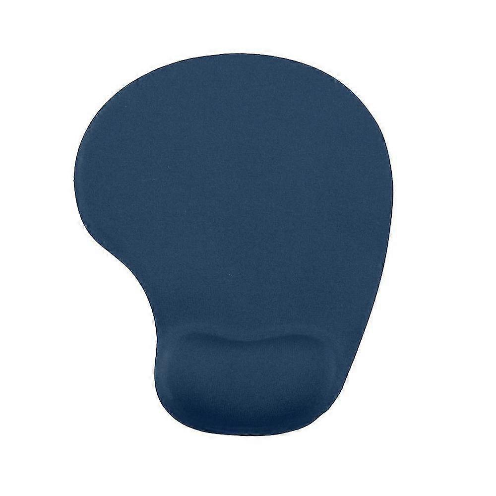 Mouse Pad With Wrist Support, Soft Silicone Wrist Rests And Non Slip Ergonomic Mouse Pad, Perfect For Gamers And Office Workers(dark Blue)