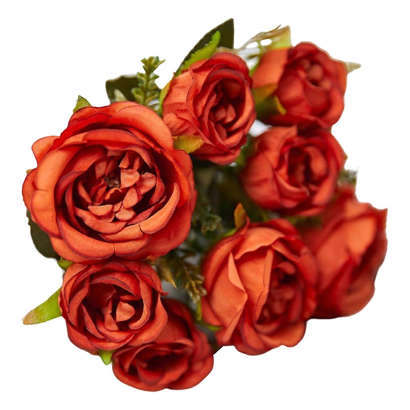 JIKAIX Realistic Simulation Bouquet Vivid Non-fading Fresh-keeping Multi Layers Petal Artificial Peony Home Decor