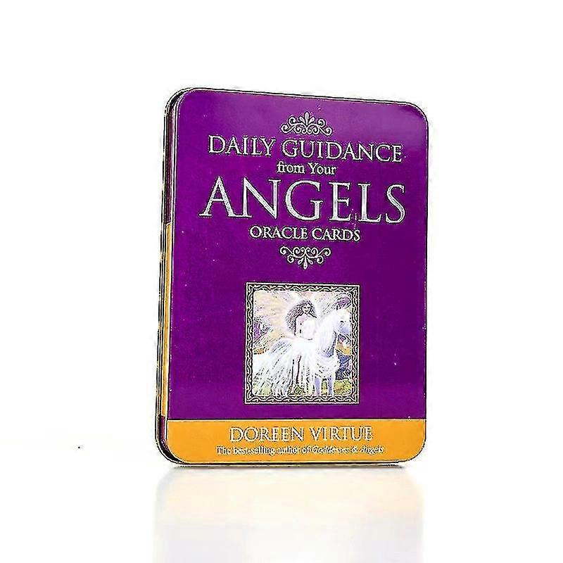 Tarot Cards Deck Iron Box Tarot Card Oracle Oracle Card Bronzing Processdaily Guidance From Your Angels T18