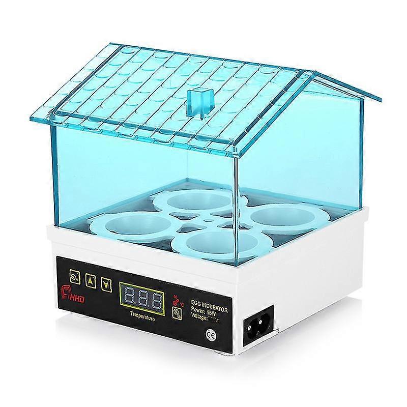 Egg Incubator, Mini Digital Egg Hatcher Poultry Hatcher Clear Temperature Control